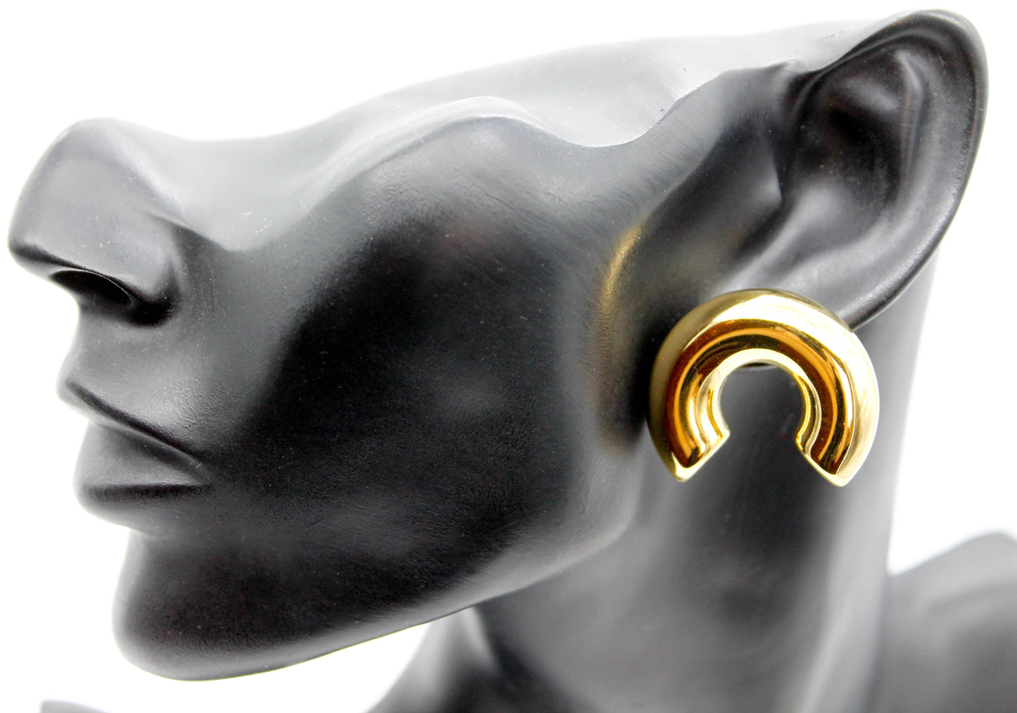 ARETE CHUNKY ARCO 10X30MM, HUECO, TONO DORADO
