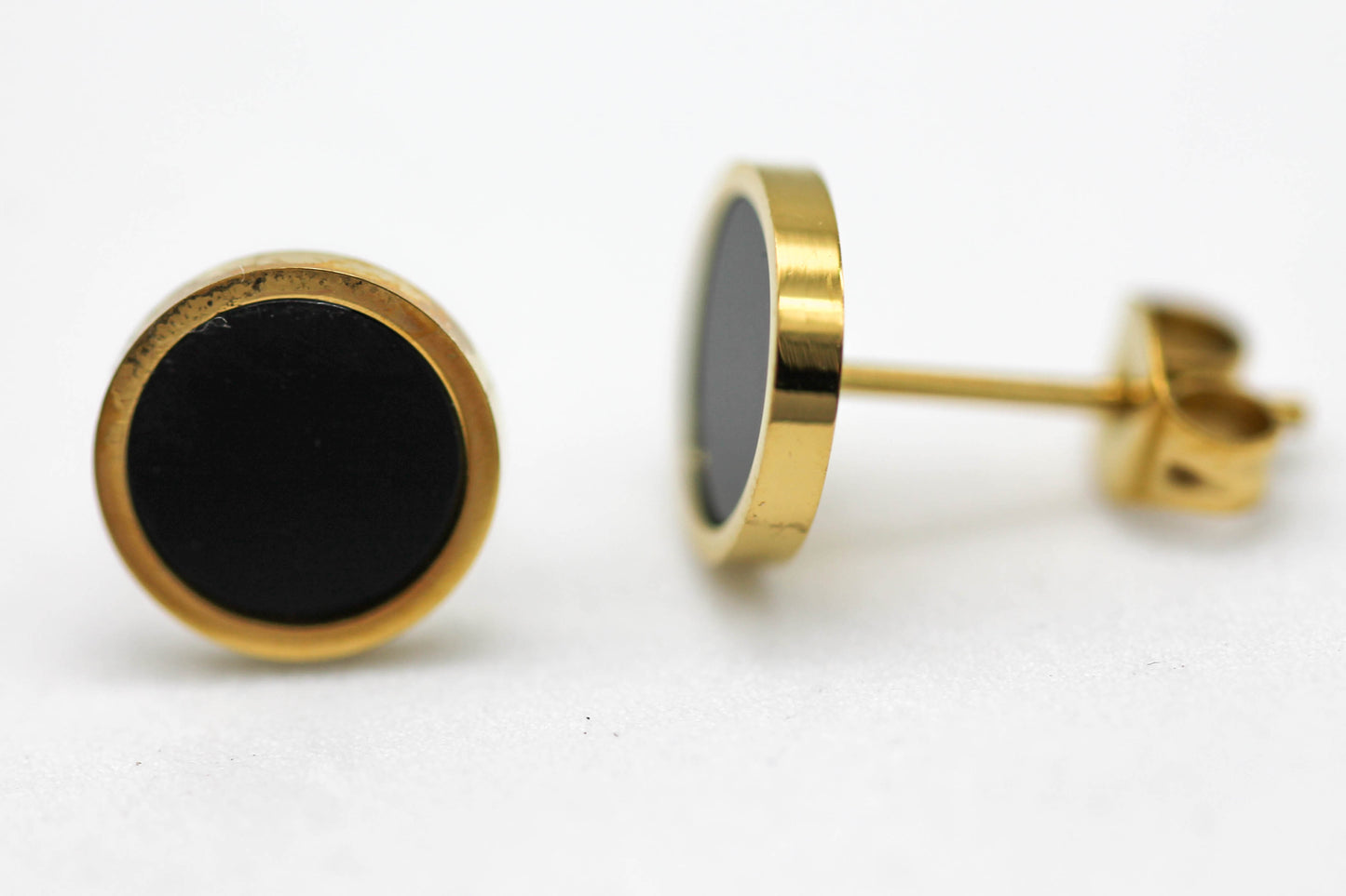BROQUEL CIRCULO ONIX 9MM; TONO DORADO