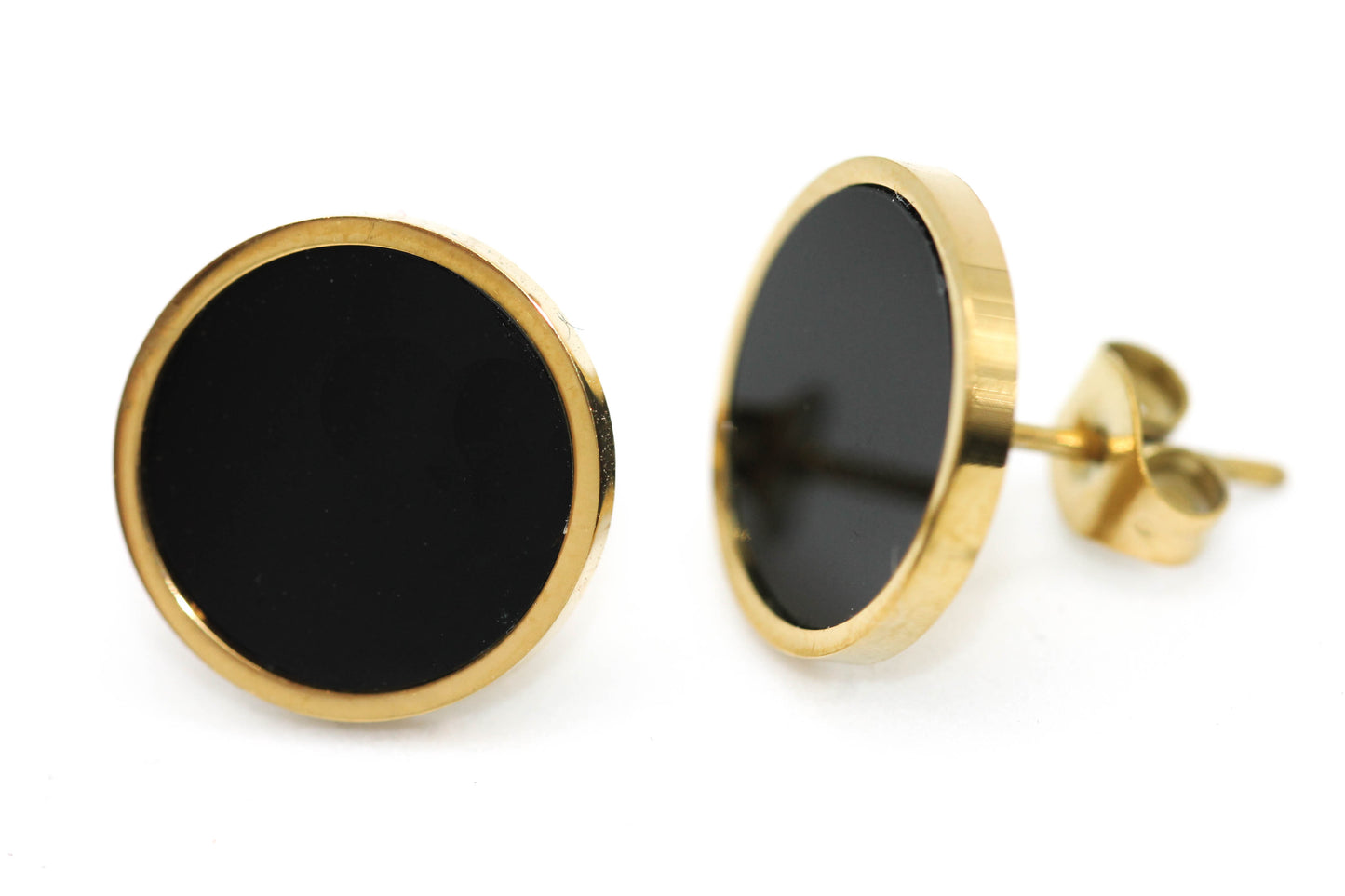 BROQUEL CIRCULO ONIX 13MM; TONO DORADO