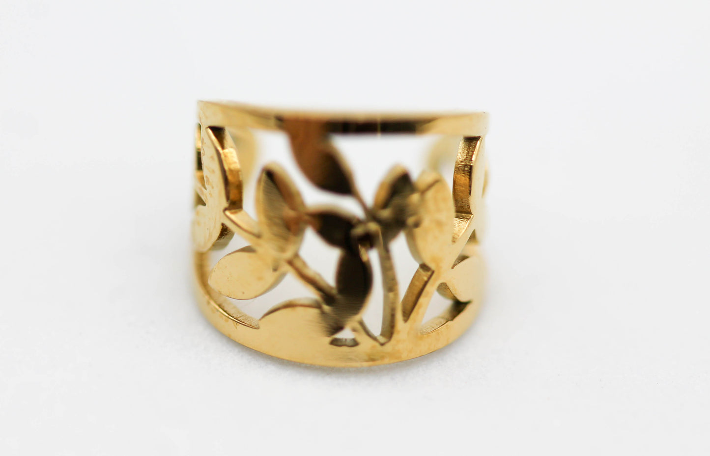 *EAR CUFF/ PIERNCIG FALSO/ CONCIENCIAS RAMAS 10MM , TONO DORADO*