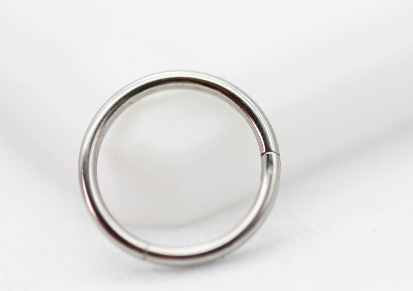 PIERCING ARGOLLA LISA 1X10MM; TONO PLATEADO