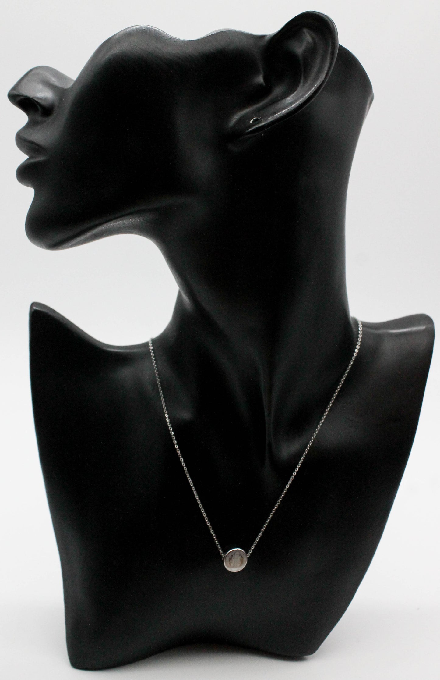COLLAR SAN BENITO 11MM 45CM + EXTENSION DE 5CM, TONO PLATEADO