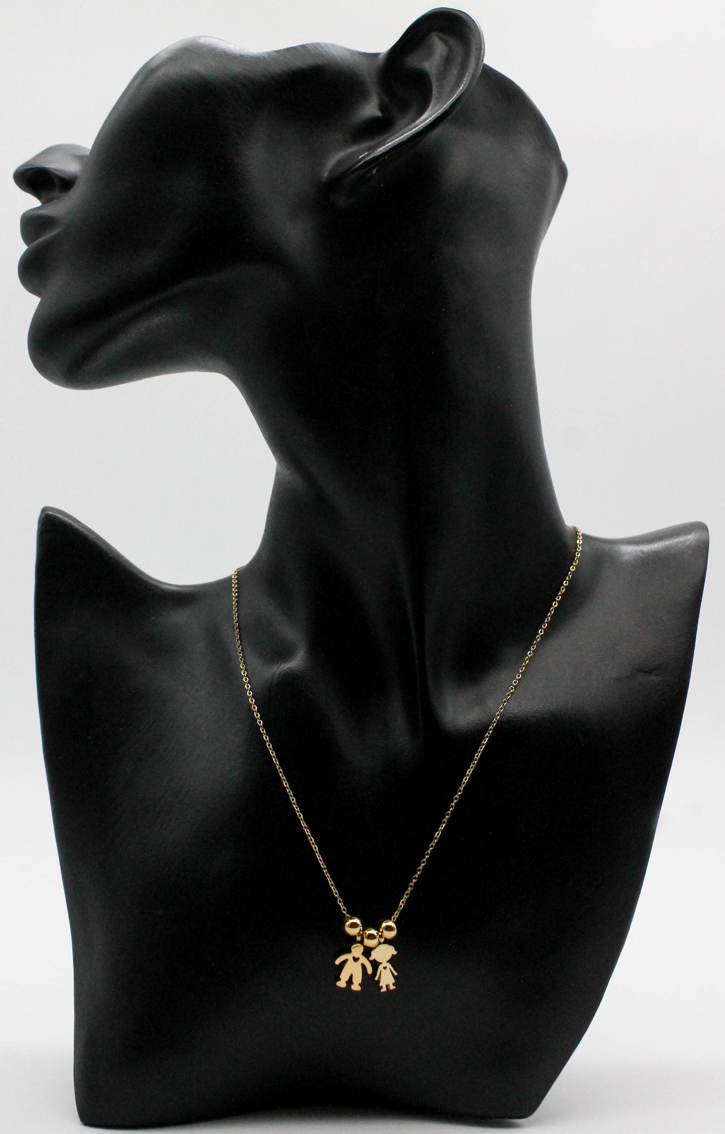 COLLAR PERSONALIZADO 2 PZAS TONO DORADO