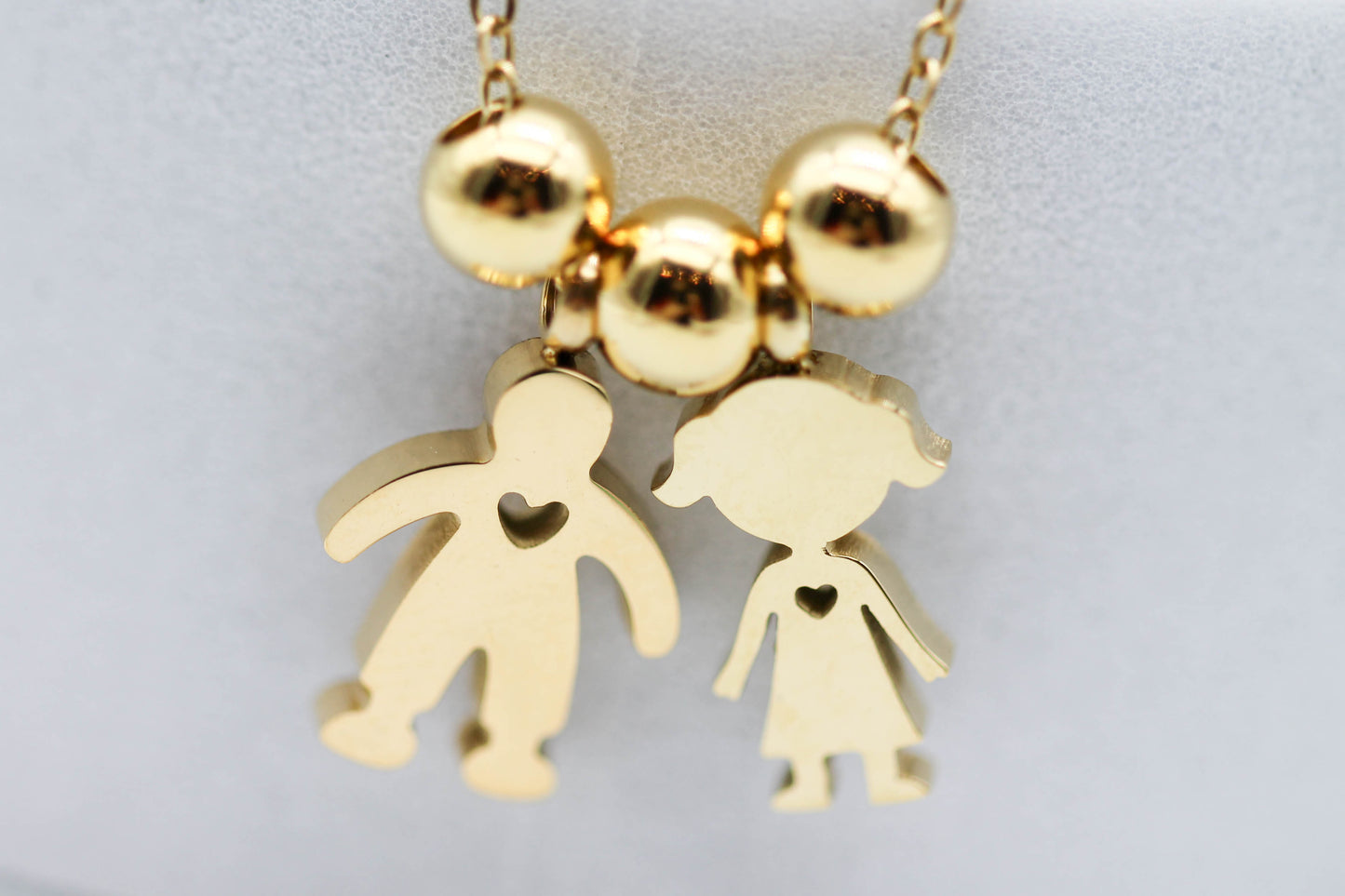 COLLAR PERSONALIZADO 2 PZAS TONO DORADO