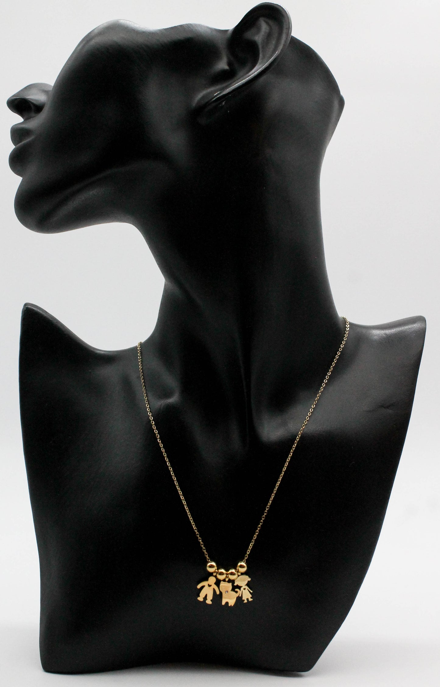 COLLAR PERSONALIZADO 3 PZAS, TONO DORADO