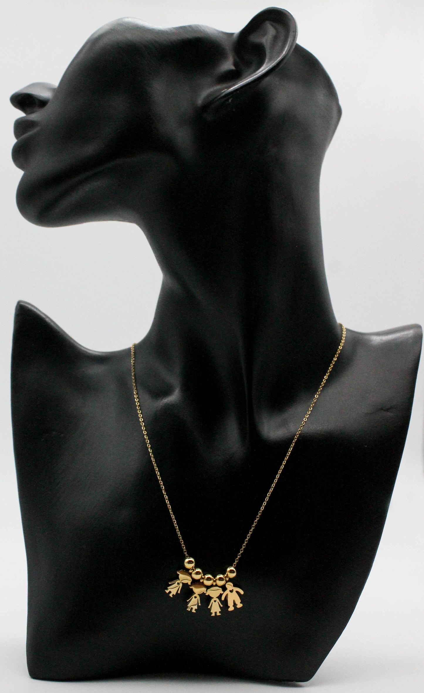 COLLAR PERSONALIZADO 4 PZAS TONO DORADO