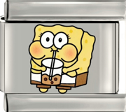 CHARM BOB ESPONJA PULSERA ITALIANA