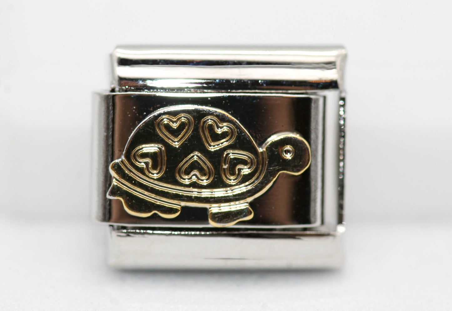 CHARM TORTUGA DORADA PULSERA ITALIANA