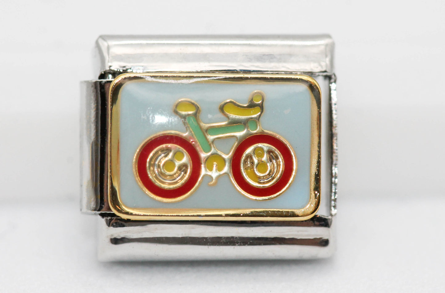 CHARM BICICLETA; PULSERA ITALIANA