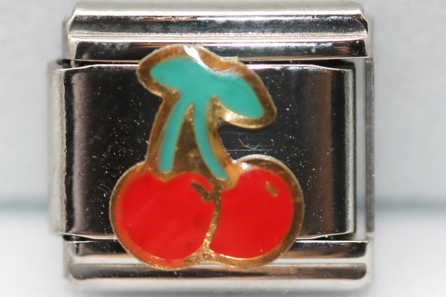 CHARM CEREZAS PULSERA ITALIANA