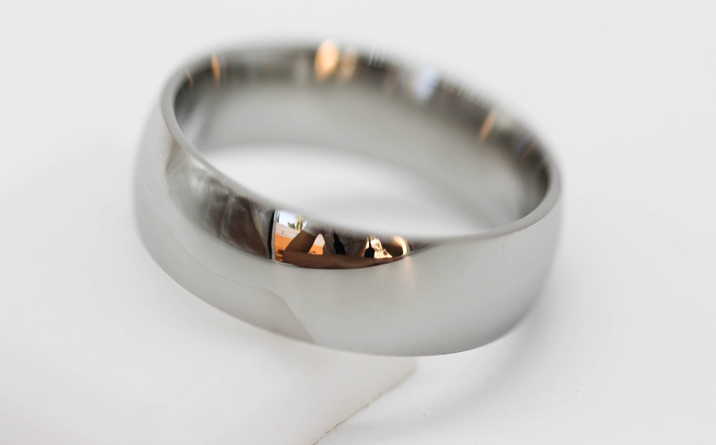 ANILLO ARGOLLA UNISEX CONFORT PLATEADA ANCHA 7 MM