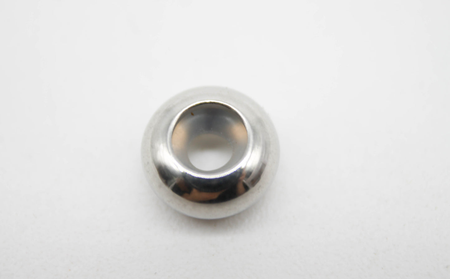 TOPE PARA PULSERA DE CHARMS; TONO PLATEADO