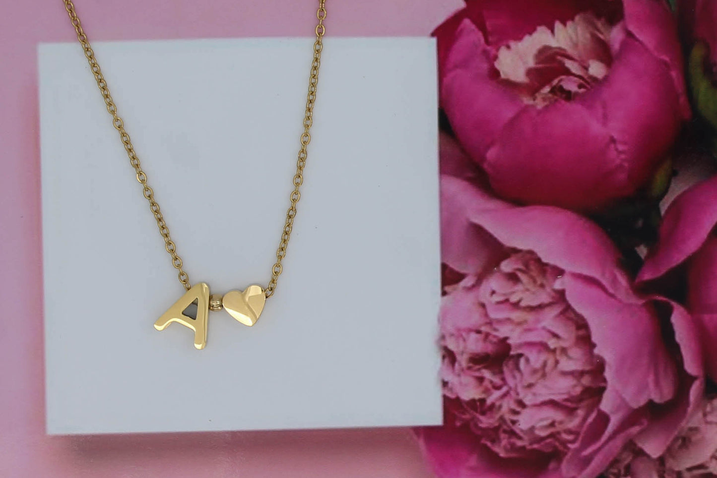 COLLAR PERSONALIZADO 2 PZAS TONO DORADO