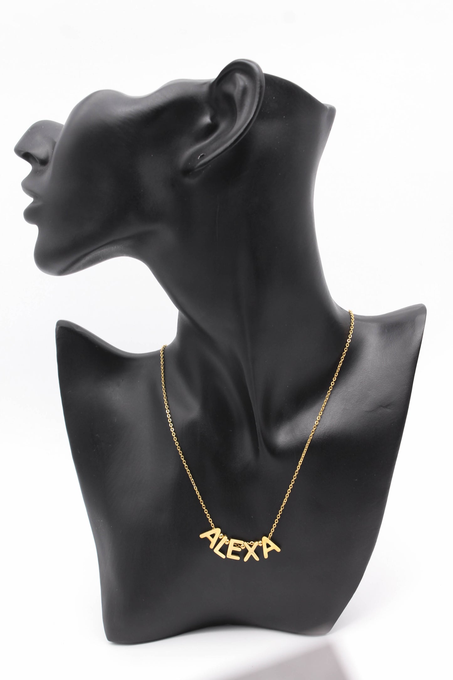 COLLAR PERSONALIZADO 5 PZAS TONO DORADO