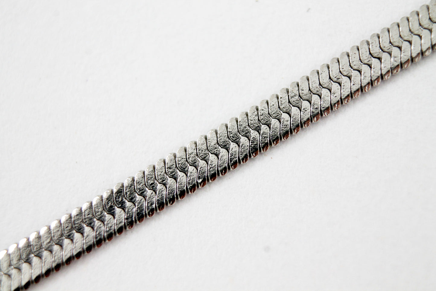 CADENA PLANCHADA 45 CM PLATEADA