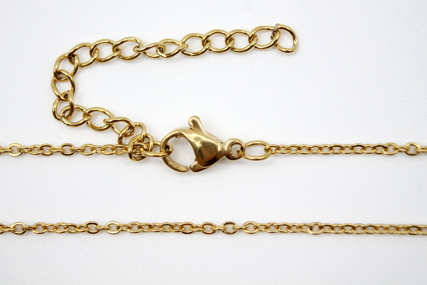 CADENA ACERO BASICA 45 CM, DORADA