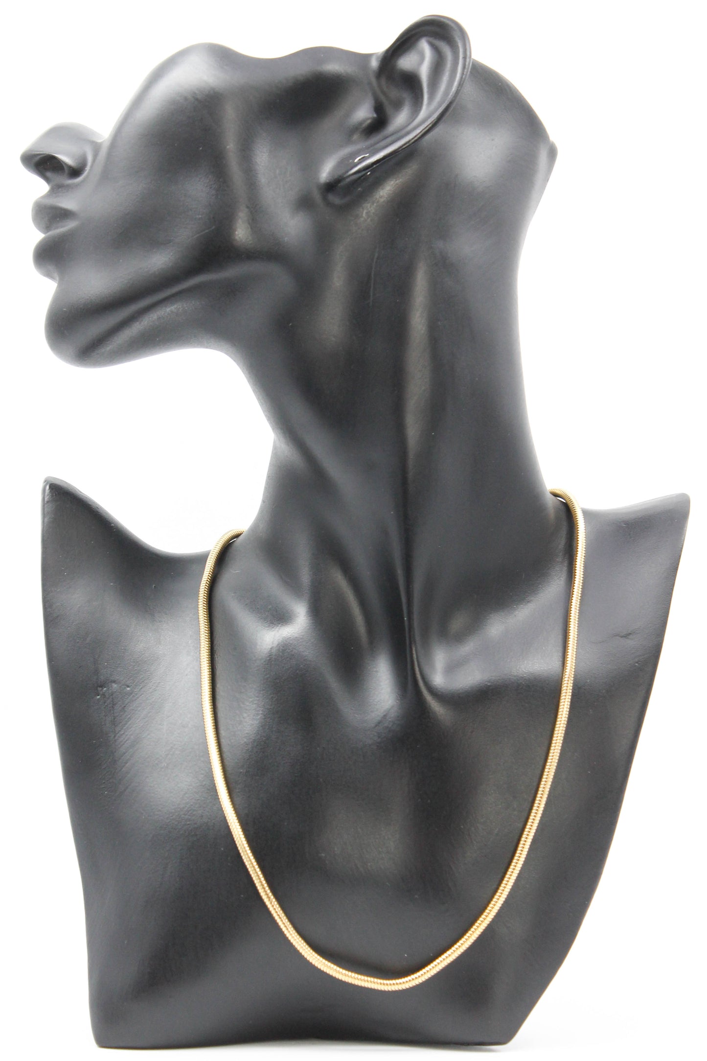 CADENA CUERPO DE SERPIENTE 4MM X 44CMS, TONO DORADO