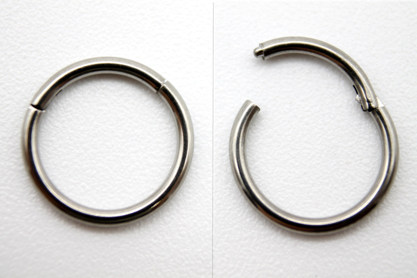EAR CUFF PIERCING LISA 12 MM; TONO PLATEADO
