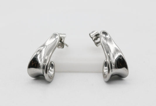 ARETES MONTREAL HUECO AL CENTRO 20X10MM,PLATEADO