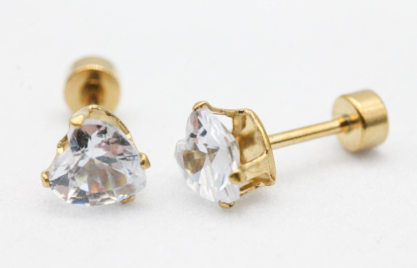 BROQUEL CORAZON CIRCONIA 6MM TOPE DE ROSCA; TONO DORADO