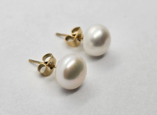 BROQUEL PERLA DE RIO 8MM; TONO DORADO