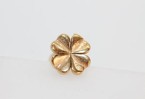 PIERCING TREBOL 4 HOJAS DORADO