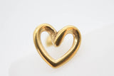 PIERCING CORAZON HUECO DORADO