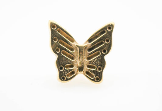 PIERCING MARIPOSA TONO DORADO