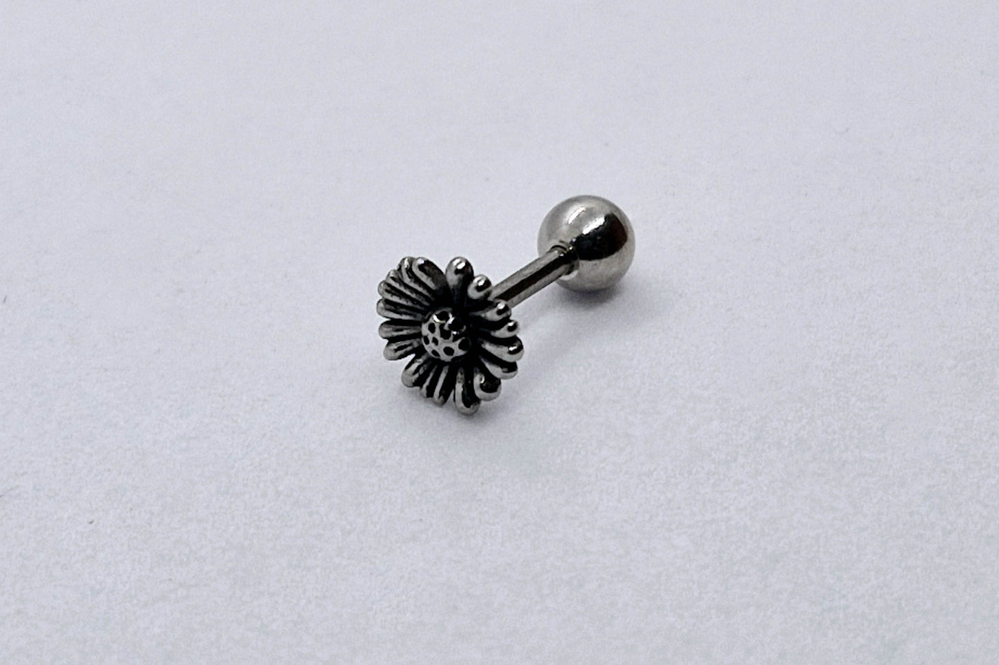 PIERCING MARGARITA; TONO PLATEADO