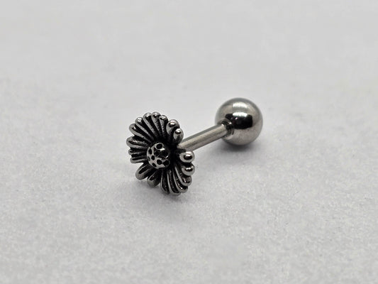 PIERCING MARGARITA; TONO PLATEADO