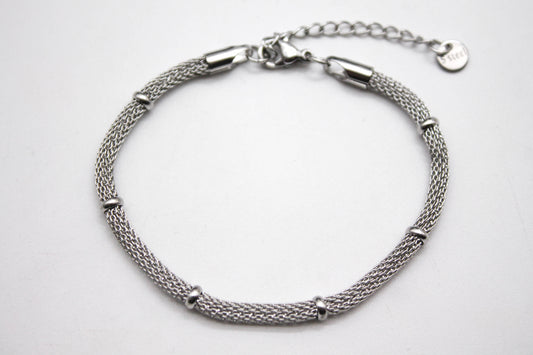 PULSERA LISTAN PLATEADA