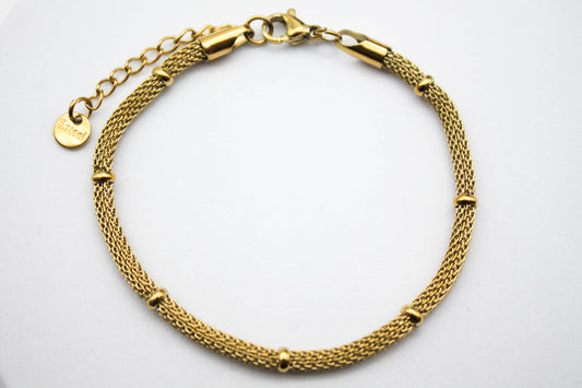 PULSERA LISTAN DORADA