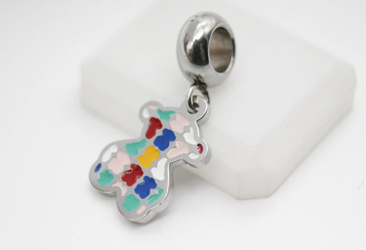 CHARM COLGANTE OSO TS ESMALTE DE COLORES