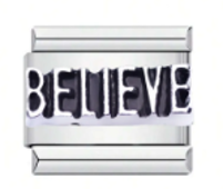 BELIEVE;  PARA PULSERA ITALIANA