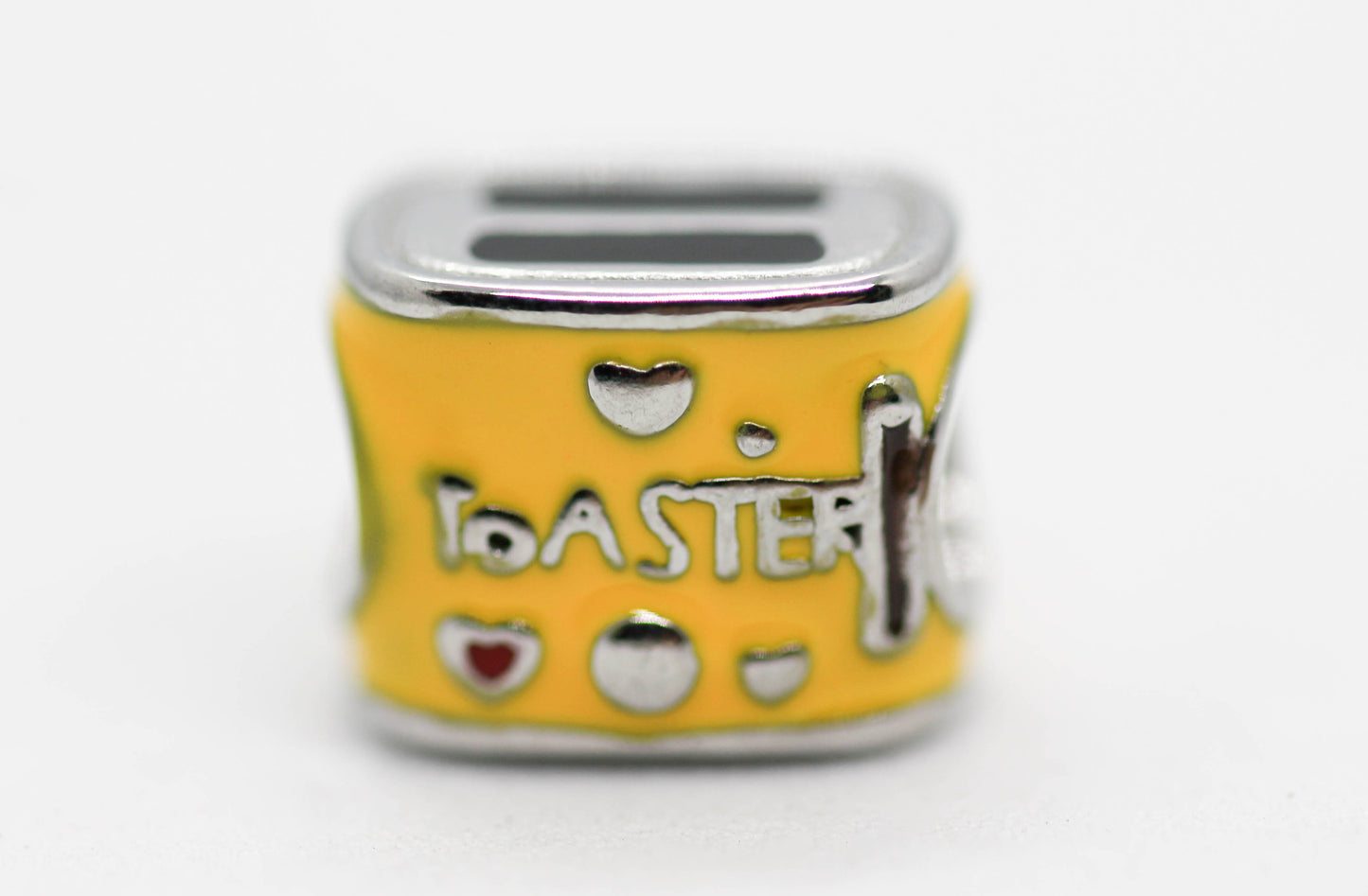 CHARM TOSTADOR RETRO ESMALTE AMARILLO