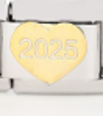 CHARM CORAZON DORADO 2025; PULSETA ITALIANA