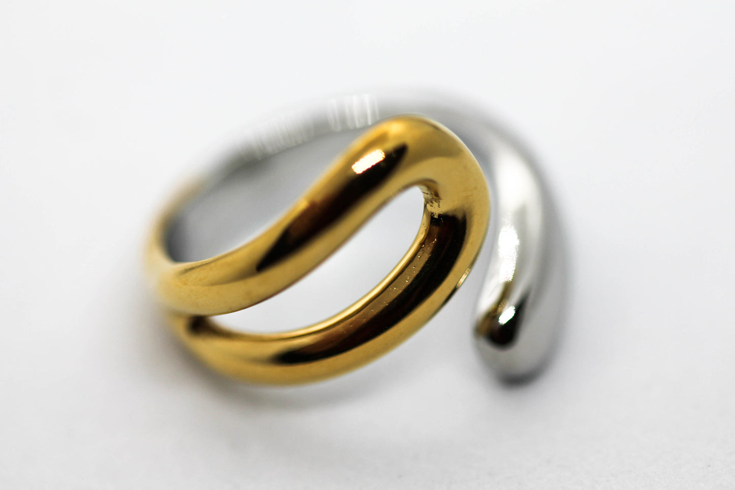 ANILLO ABIERTO PLATEADO / DORADO