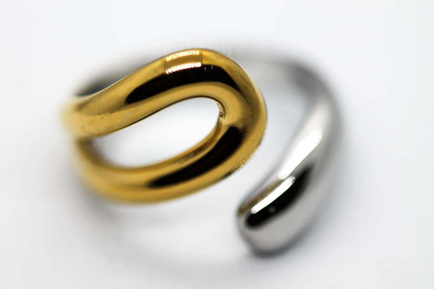 ANILLO ABIERTO PLATEADO / DORADO