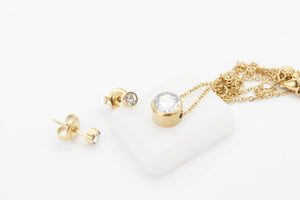 SET SOLITARIO, TONO DORADO