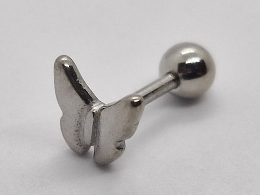 PIERCING MARIPOSA LISA; TONO PLATEADO