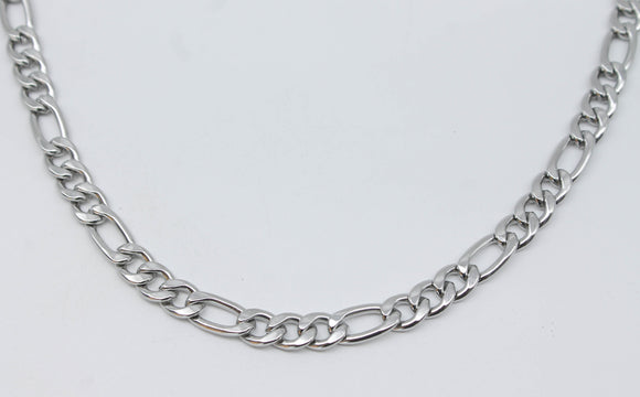 CADENA CARTIER 70 CM X 7 MM ANCHO, PLATEADA