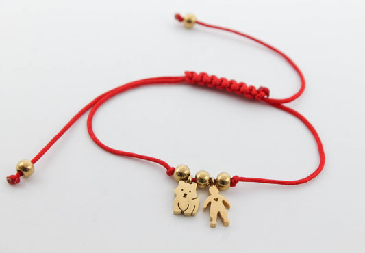 PULSERA PERSONALIZADA HILO ROJO