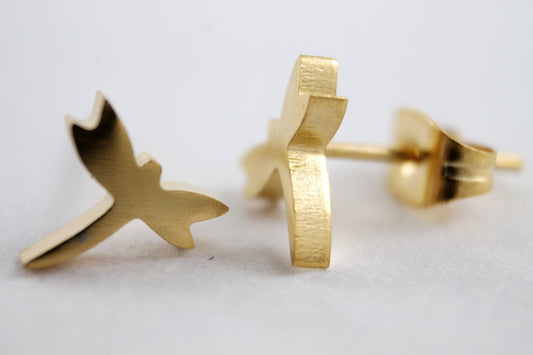 BROQUEL LIBELULA, TONO DORADO