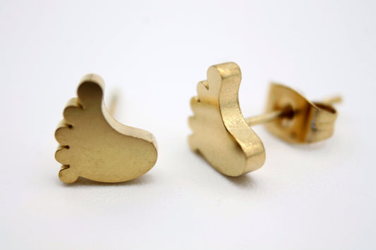 BROQUEL PIES; TONO DORADO