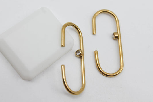 ARETES CLIP ABIERTO MINI CIRCONIA
