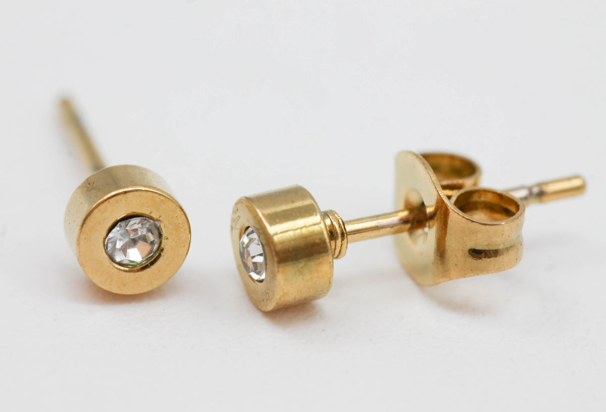 BROQUEL CIRCULO CIRCONIA MONTADA 6MM; TONO DORADO