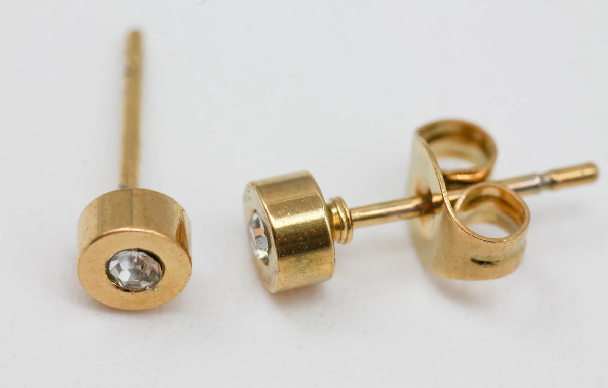 BROQUEL CIRCULO CIRCONIA MONTADA 6MM; TONO DORADO