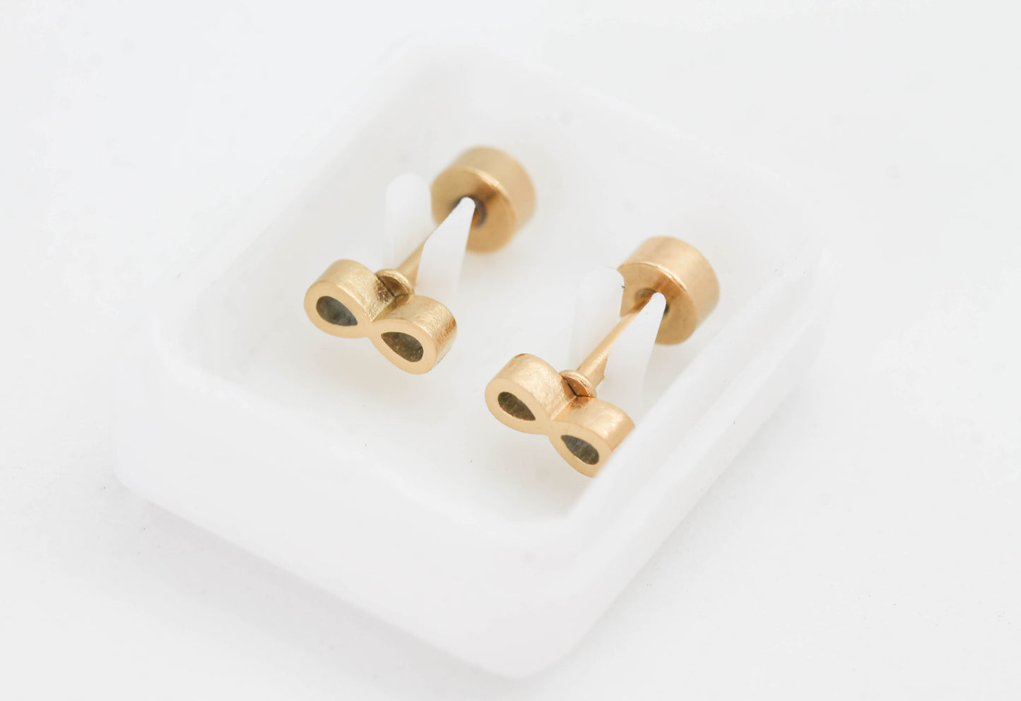 BROQUEL INFINITO CON TOPE DE ROSCA; TONO DORADO