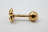 PIERCING HUELLA DE PERRO, TONO DORADO