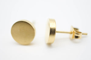 BROQUEL CIRCULO 8 MM PLACA CIRCULAR DORADO  PLATEADO  ACERO QUIRURGICO INOXIDABLE 316L REGALO MUJER DETALLE CALIDAD  PRODUCTOS DE IMPORTACIÓN GUADALAJARA MÉXICO ENVÍOS DAMA JUVENIL MODA TENDENCIA DISEÑO GARANTÍA 